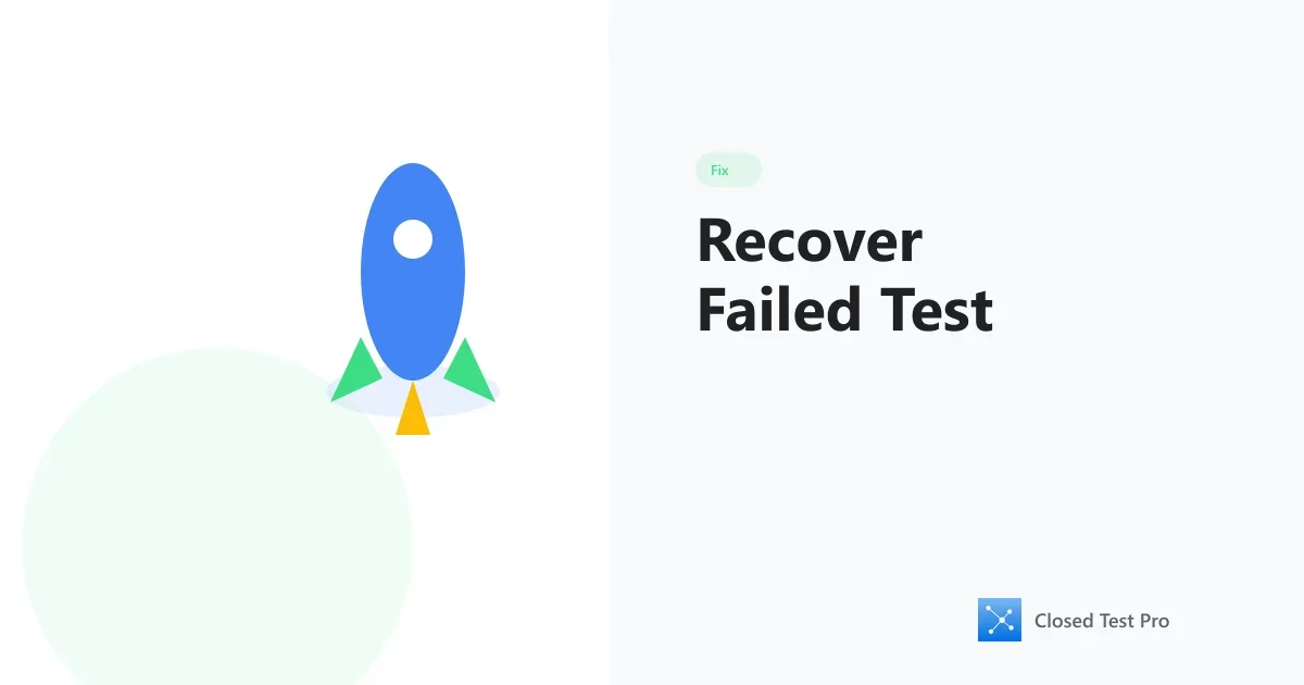 How to Continue Closed Testing After an Error
