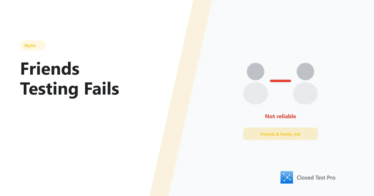 Why Family and Friends Testing Often Fails Google Review